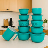 Kit 10 Potes Bowl + Jarra 1.800L