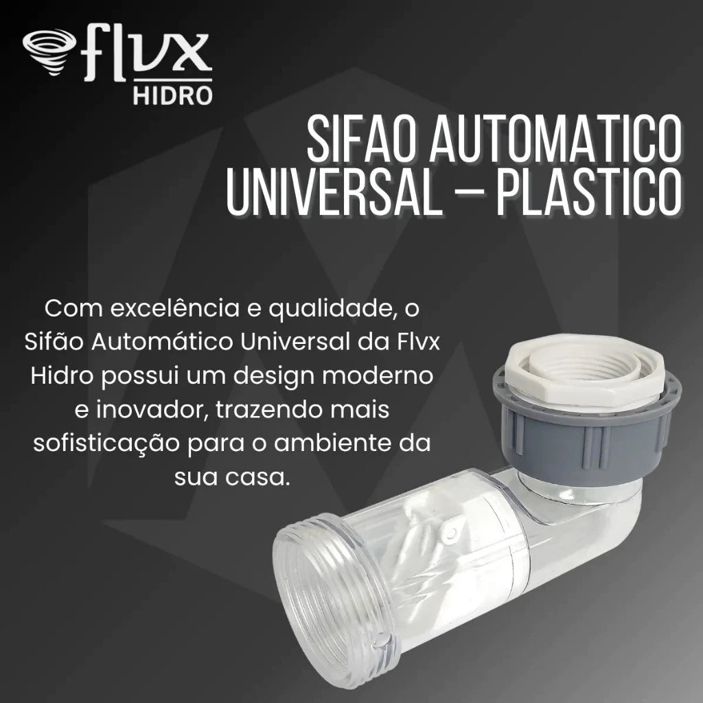 Sifão Automático Universal De Plástico - Transparente
