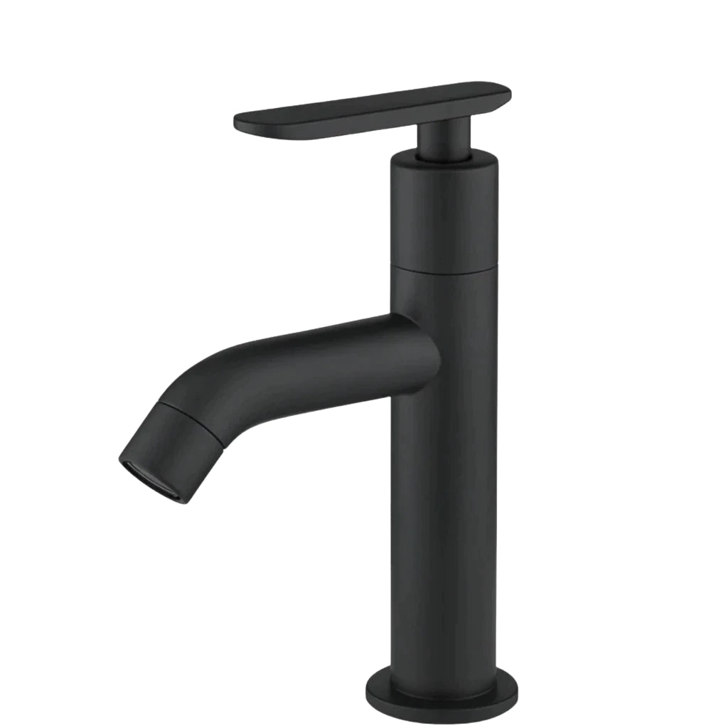 Acessórios Banheiro Preto Fosco Completo - Torneira Bica Alta, Ducha Higiênica e Ralo Click 10x10